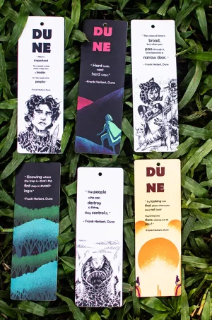 Dune Bookmark Set of 6