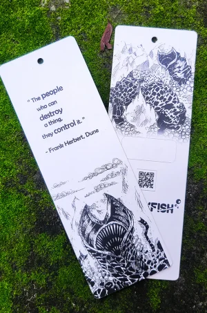 Dune Sandworms Bookmark