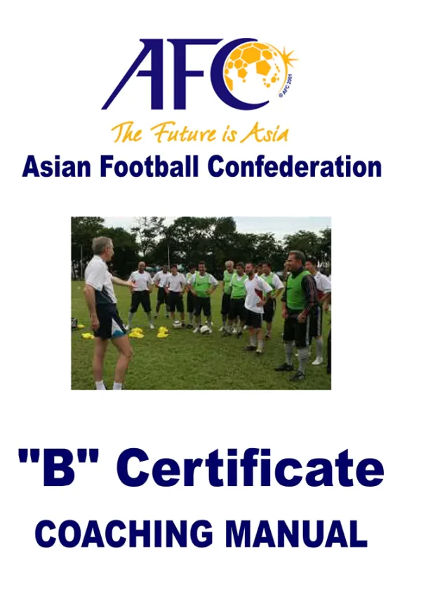 AFC B Certificate Coaching Course Manual (B5)