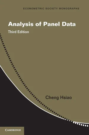 Analysis of panel data 3rd edition (B5)