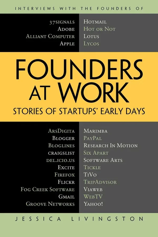 Founders at Work Stories of Startups’ Early Days (B5)