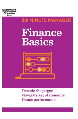 HBR 20-Minute Manager Series Finance Basics