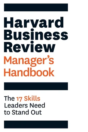 The Harvard Business Review Manager's Handbook The 17 Skills Leaders Need to Stand Out (HBR Handbook Series)