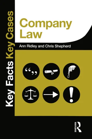 Company Law (Key Facts Key Cases) (1st Edition) (B5) (Color)
