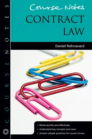 Course Notes Contract Law (B5) (Color)