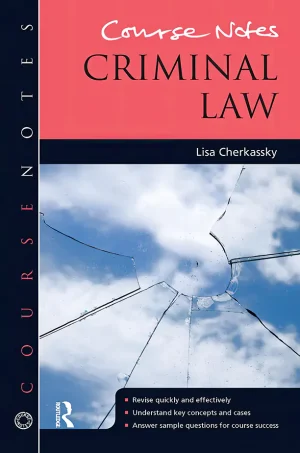 Course Notes Criminal Law (B5) (Color)