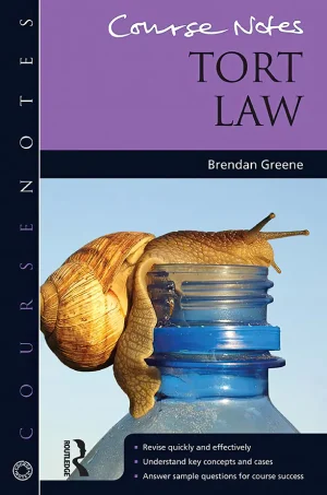 Course Notes Tort Law (B5) (Color)