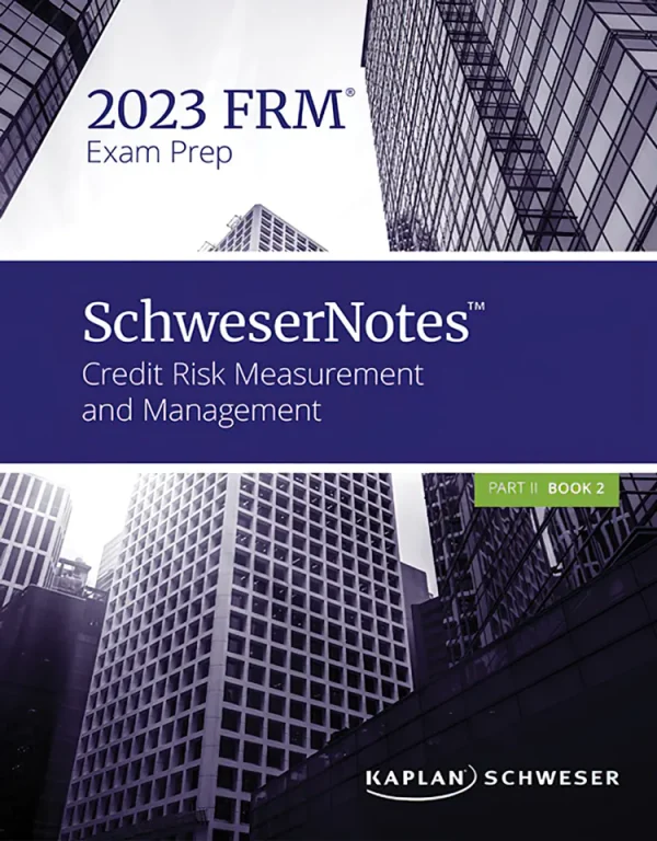FRM Part 2 Schweser Notes 2023 Book 2 (B5) (Color)