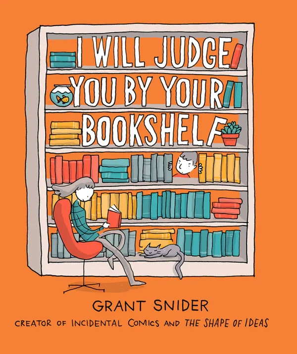 I Will Judge You By Your Bookshelf  (B5)  (Color) (Graphic)