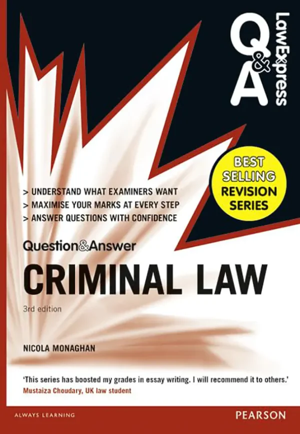 Law Express Question and Answer – Criminal Law (Q&A revision guide) (Law Express Questions & Answers) (3rd Edition) (B5) (Color)