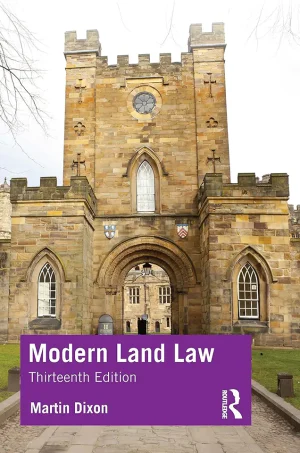 Modern land law (13th Edition) (B5) (Color)