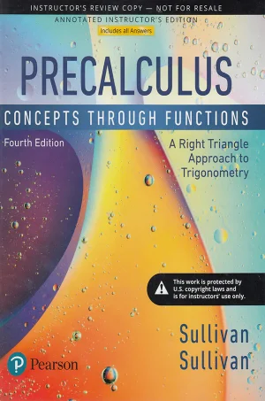 Precalculus: Concepts Through Functions, A Right Triangle Approach to Trigonometry, 5th Edition (B5) (Color)