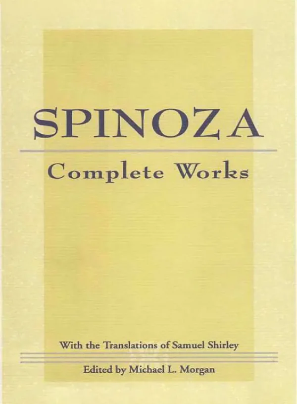 Spinoza. Complete works (B5)