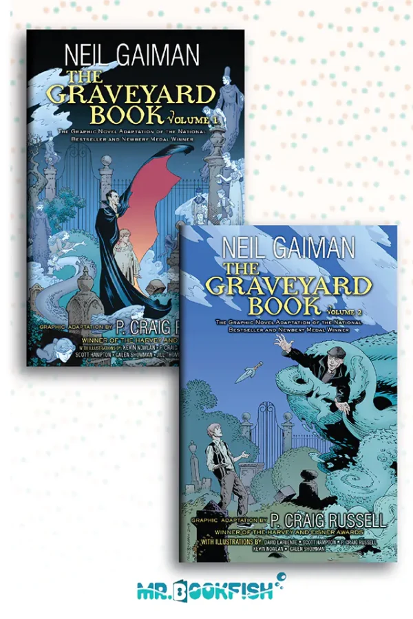 The Graveyard Book Graphic Novel (2 Books set)